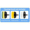 Multifunctional Electric Cleaning Brush Long Handle Replaceable Brush Heads USB Rechargeable Cleaner for Baby Bottle Dishes Bath
